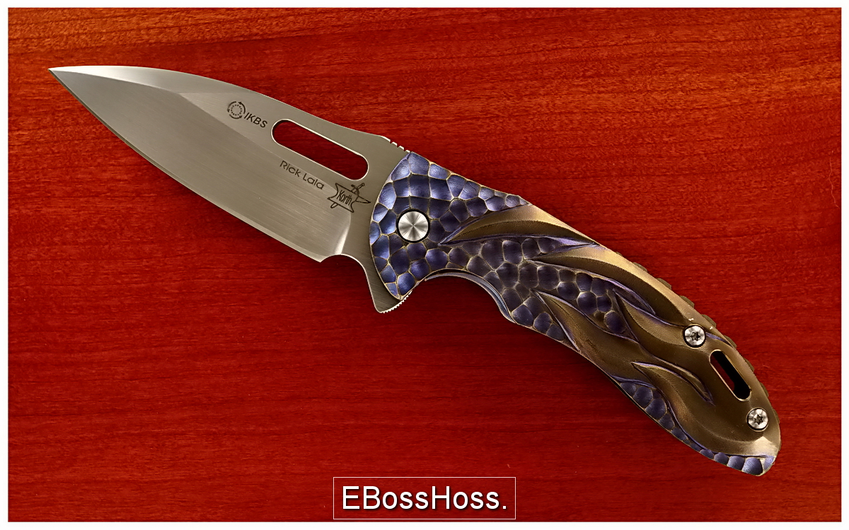  Korth Cutlery Carved Sentry Fipper