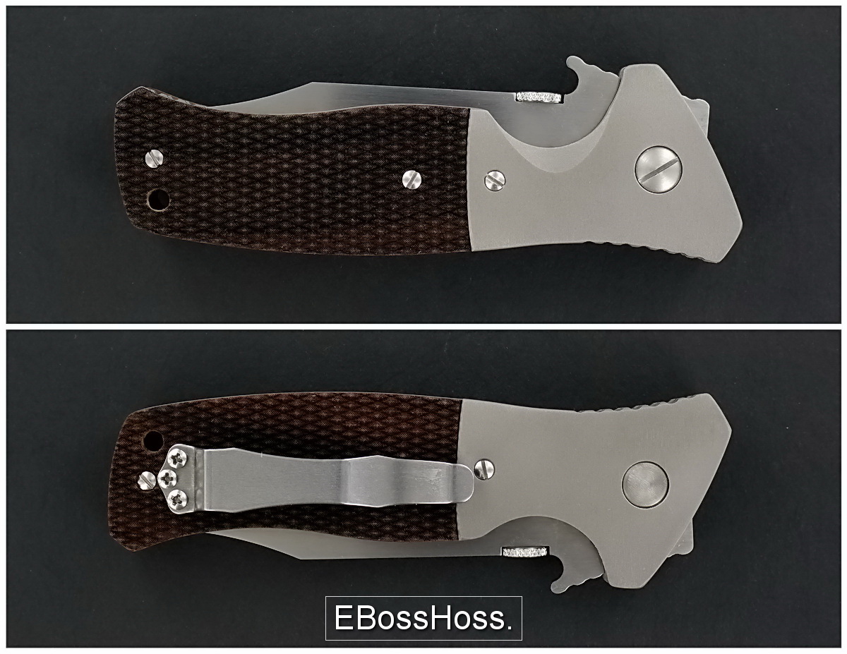 Ernie Emerson Checkered Walnut CQC-45
