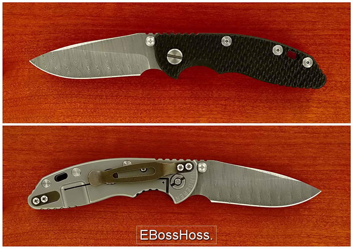 Rick Hinderer Custom XM-18 Damascus