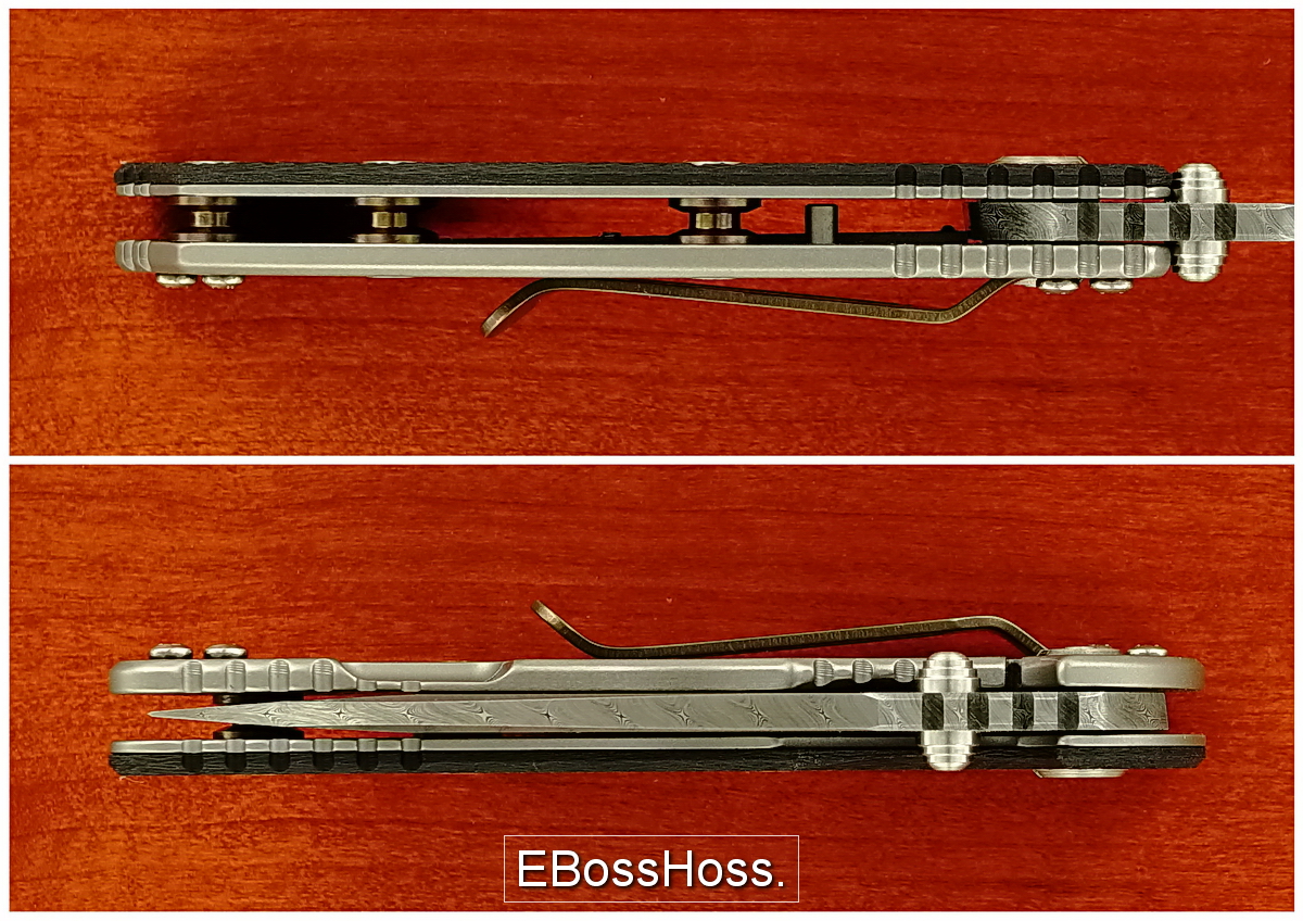 Rick Hinderer Custom XM-18 Damascus