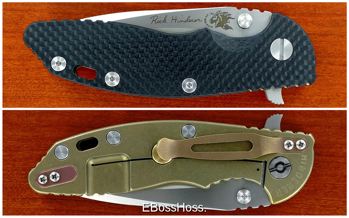 Rick Hinderer Custom XM-18 Hellfire Flipper