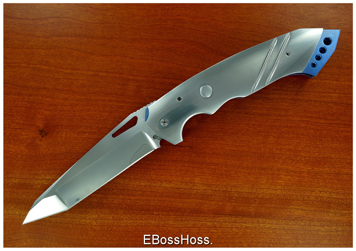 Reese Weiland Large Satin Polished Steel Nighthawk - H