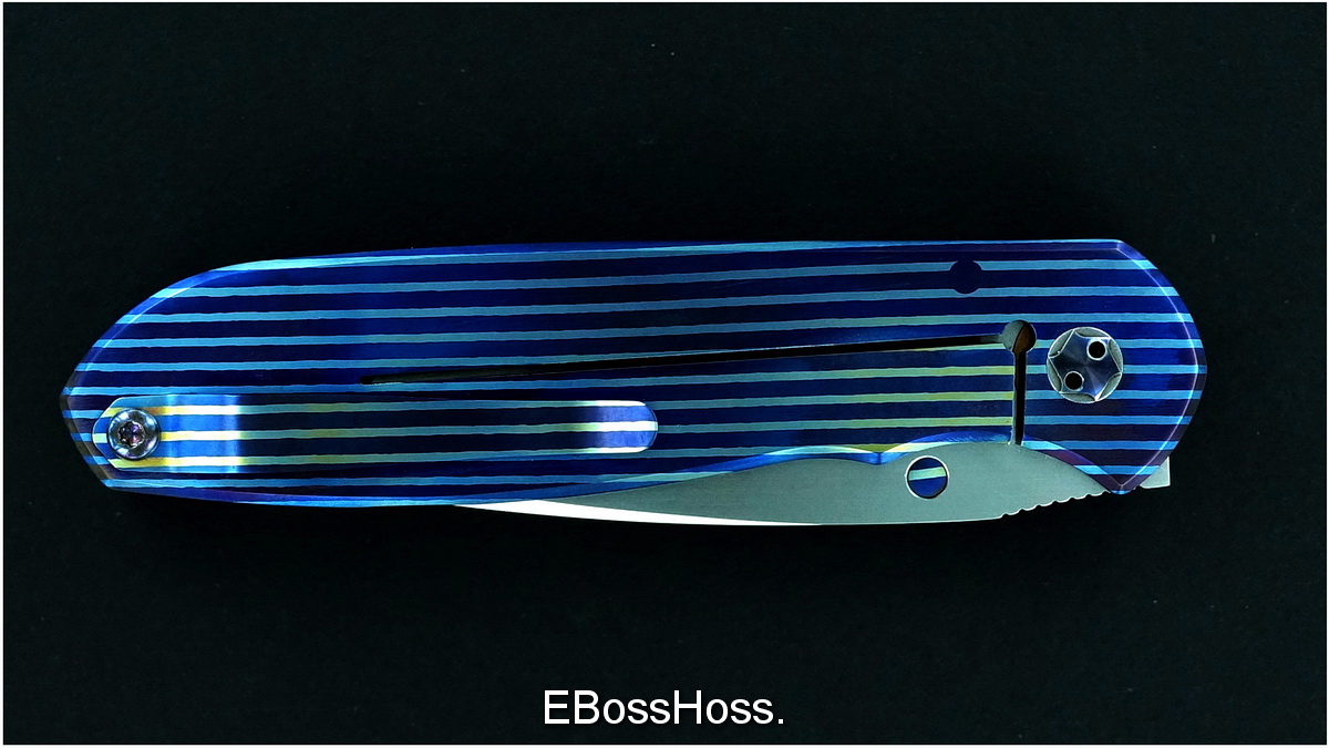 Michael Raymond Mokuti Estrella Integral Folder w/Argentium Silver Inlays