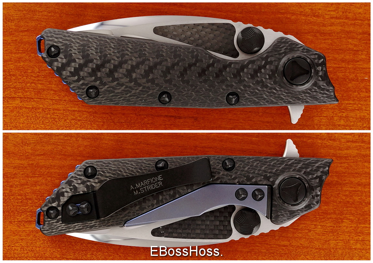 Tony Marfione / Mick Strider Collab. Custom DOC (SMF) Integral-Lock Flipper