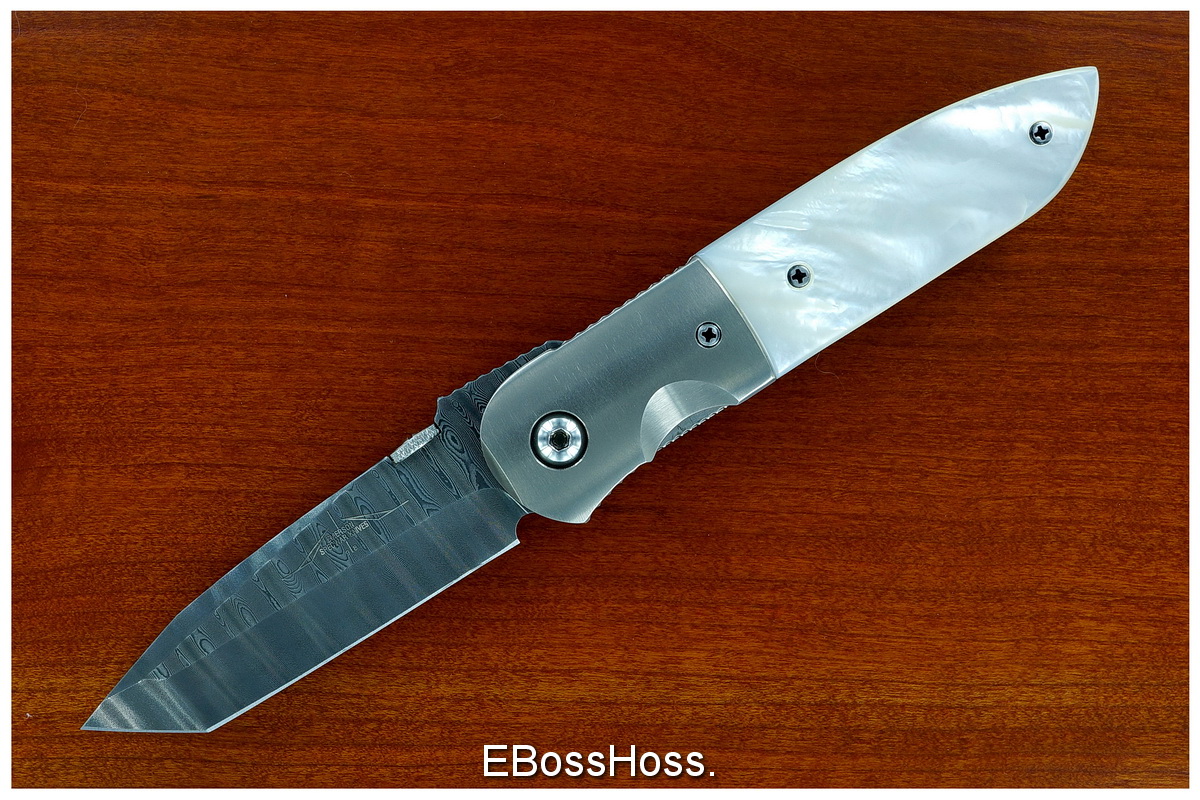 Ernie Emerson Threaded-Bolster Full-Dress Damascus CQC-6