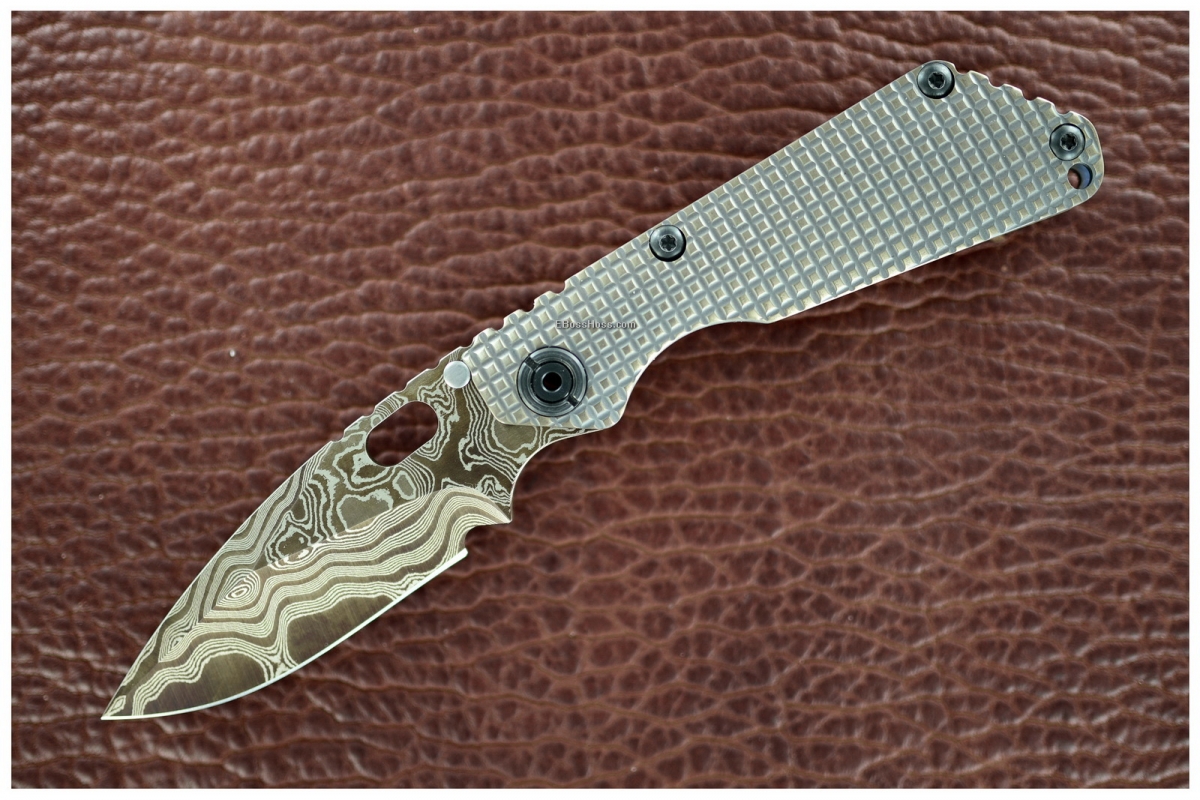 Mick Strider Custom (MSC) SnG w/ Sole-Authored Damascus & 2-Tone Frag