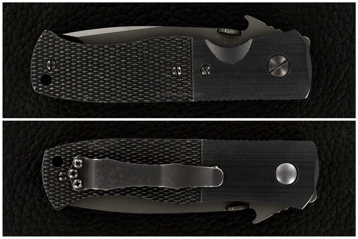 Ernie Emerson Black CQC-7 Waved Custom (aka: Black 7, Black Seven) #002