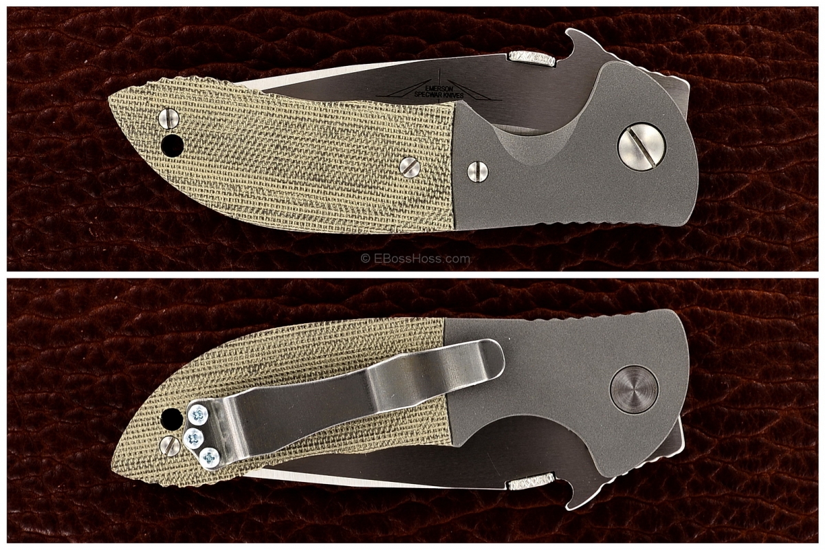 Ernie Emerson Custom Bolstered Mini Commnader