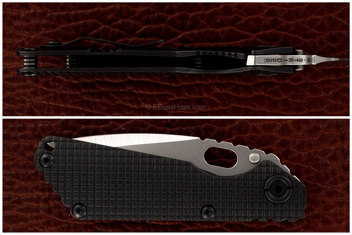 Mick Strider Custom Nightmare SnG Tanto w/Black Titanium Frag Handles