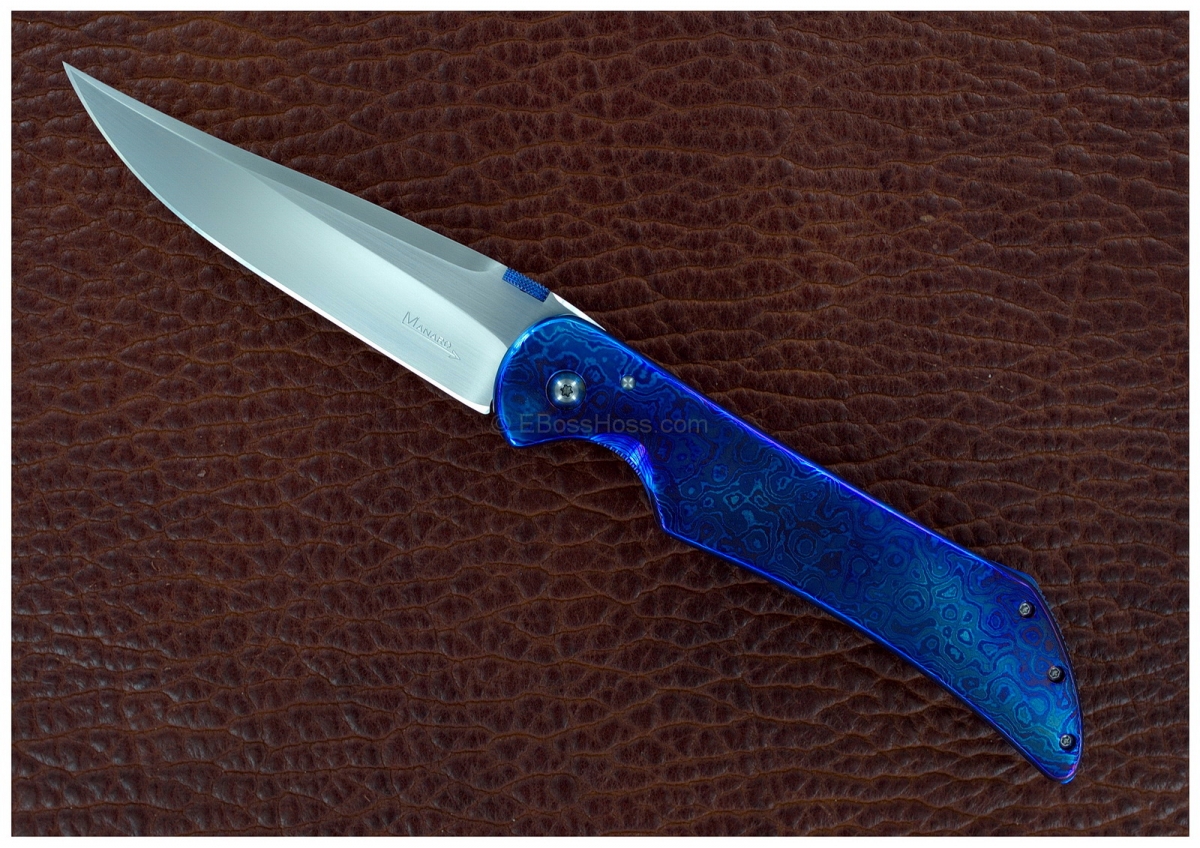 Sal Manaro Timascus Custom Stingray Flipper