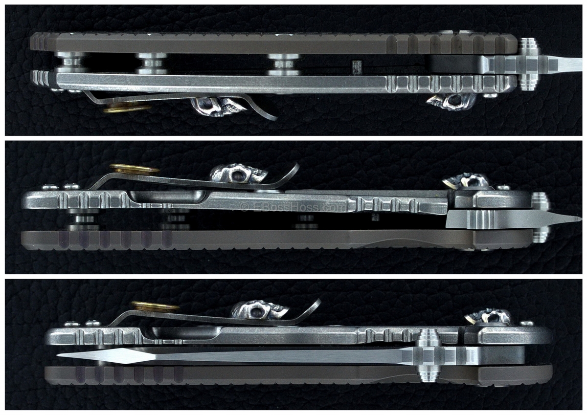 Rick Hinderer Custom XM-18 FRAG Wharncliffe Flipper