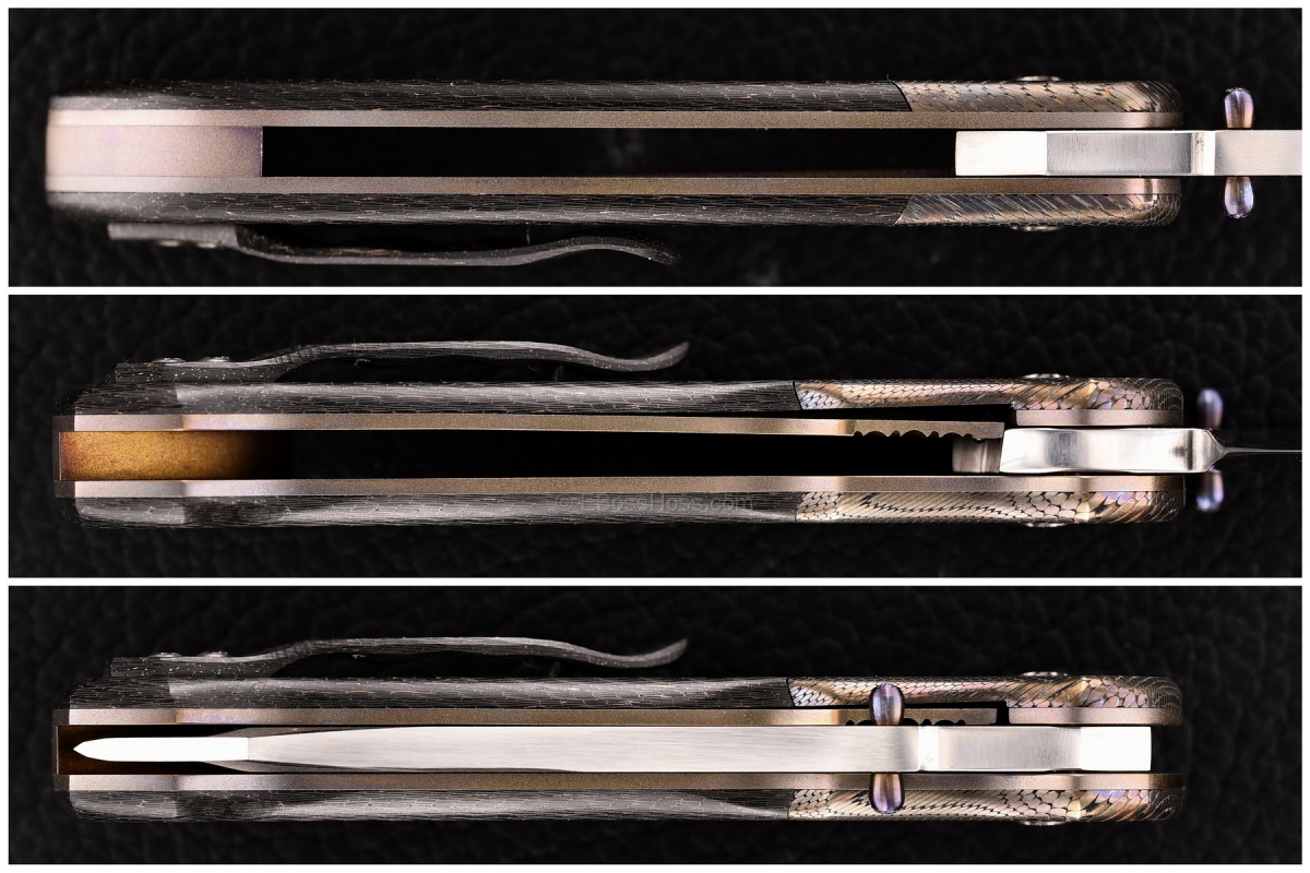 SK Knives (Steve Kelly) Custom Bolstered Collision Folder