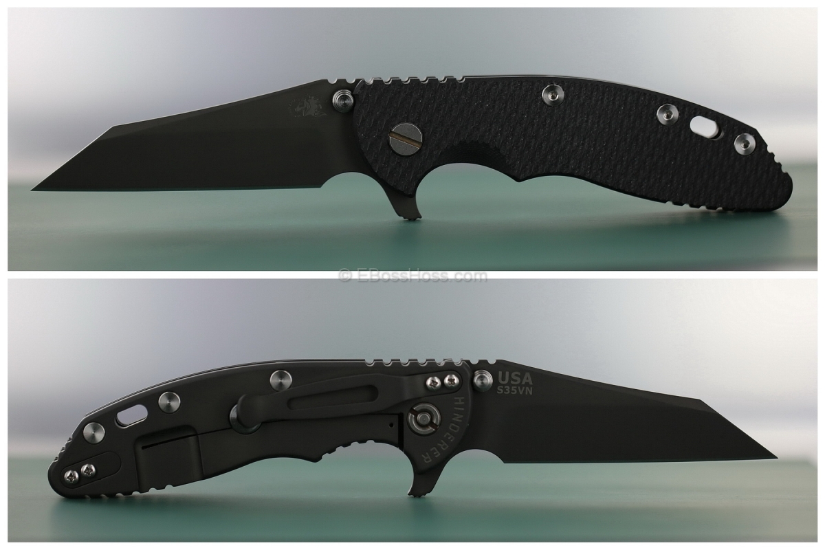Hinderer XM-18 Gen 4 Black Wharnie Flipper