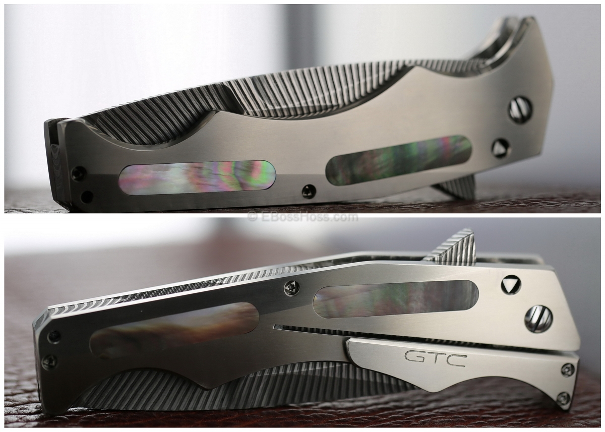 Gustavo Cecchini (GTC Knives) Custom Very Deluxe 50 Cal Flipper