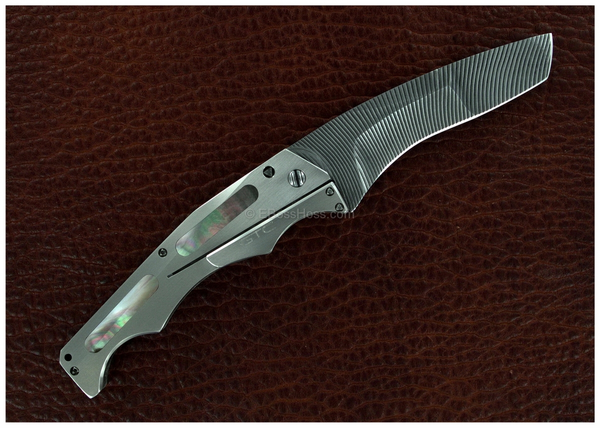 Gustavo Cecchini (GTC Knives) Custom Very Deluxe 50 Cal Flipper
