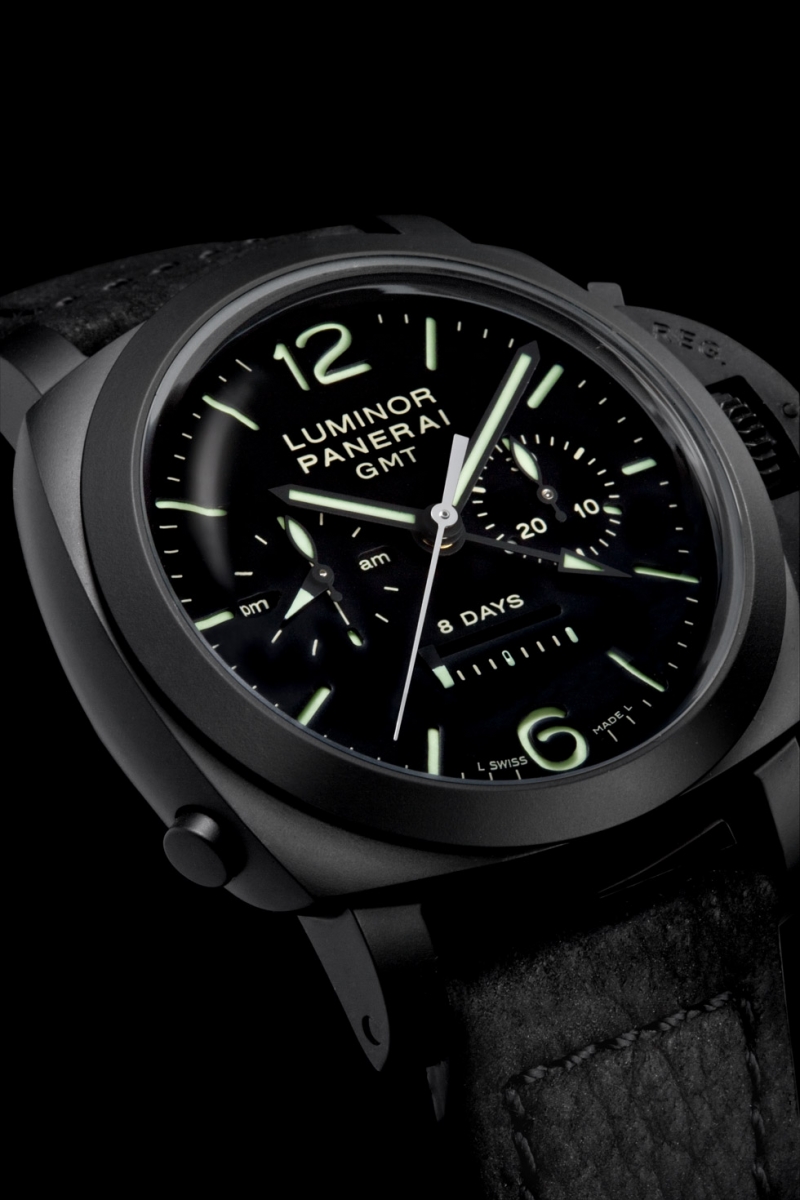 Panerai (Officine Panerai) PAM 00317 - Luminor 1950 Chrono Monopulsante 8 Days GMT Ceramica