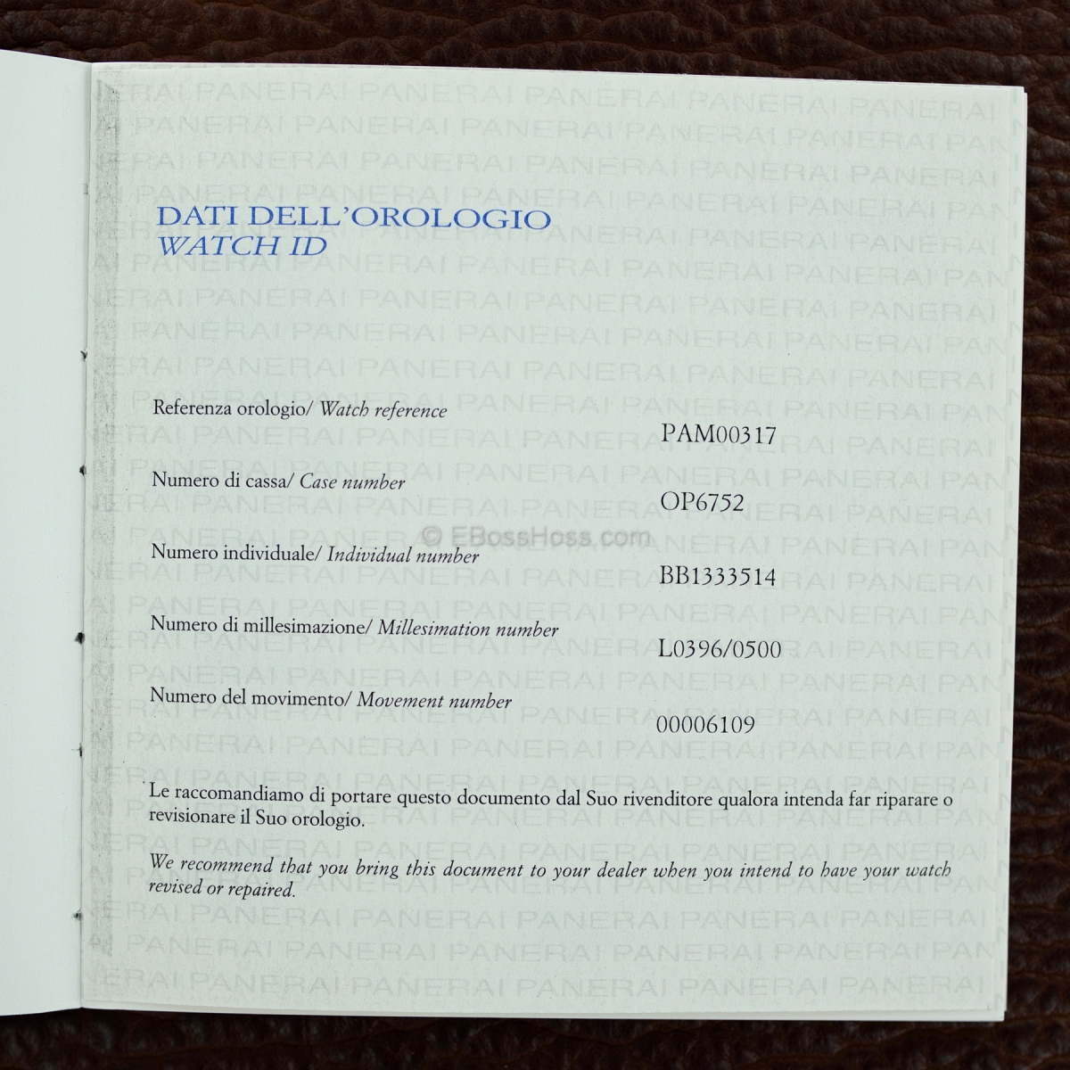 Panerai (Officine Panerai) PAM 00317 - Luminor 1950 Chrono Monopulsante 8 Days GMT Ceramica