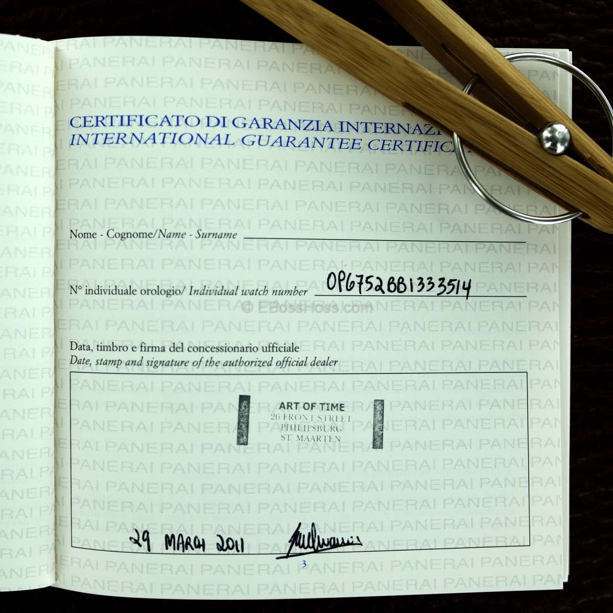 Panerai (Officine Panerai) PAM 00317 - Luminor 1950 Chrono Monopulsante 8 Days GMT Ceramica