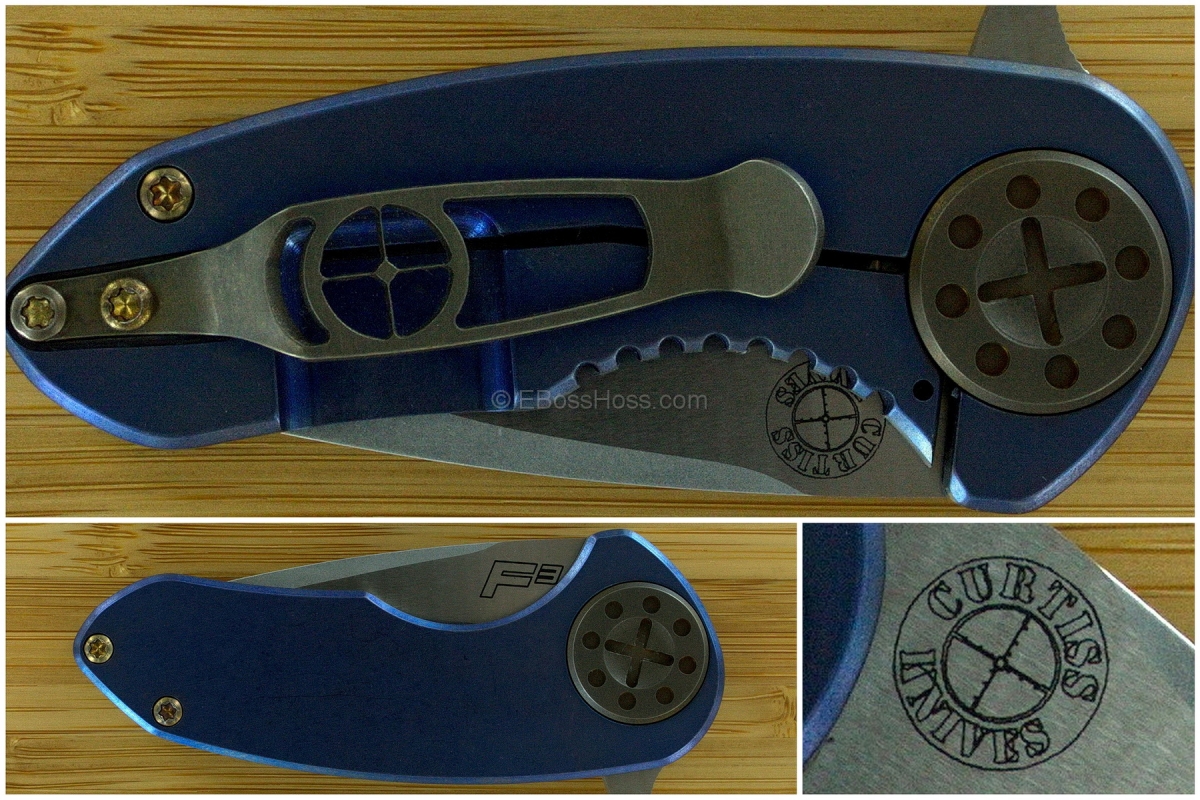 Curtiss Knives F³ Compact Framelock Flipper