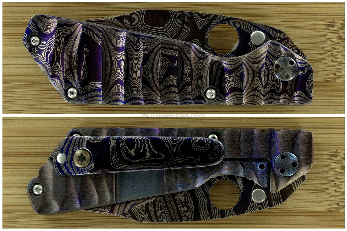Marisa Strider Custom Cobalt Damascus PT
