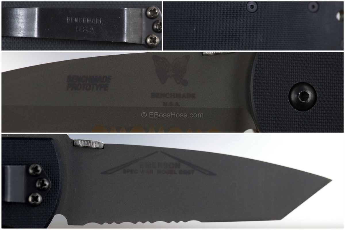 Ernie Emerson Custom CQC-7 Benchmade Prototype