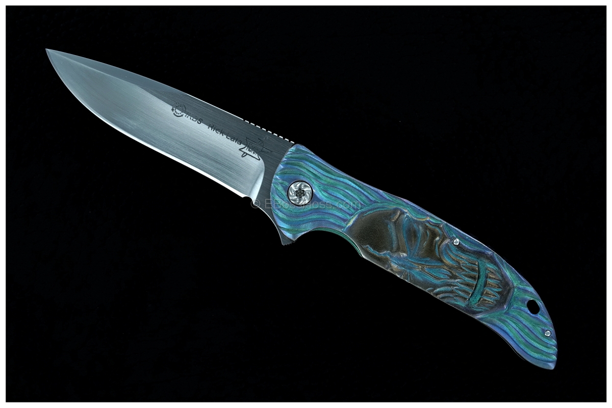  Korth Cutlery Carved Stinger Flipper