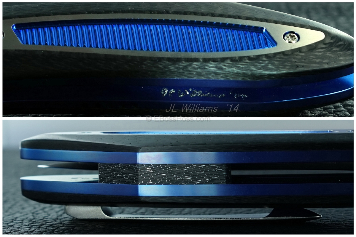 J.L. (Lee) Williams Custom Deep-Blue Donk Kickstop Flipper