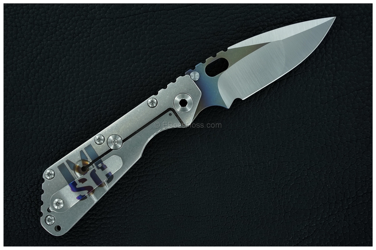 Mick Strider Custom Covert TI-Bladed Chisel-ground Nightmare SMF