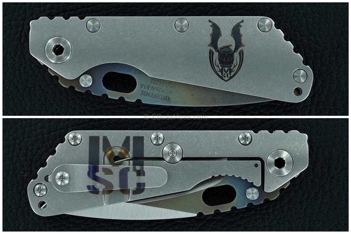Mick Strider Custom Covert TI-Bladed Chisel-ground Nightmare SMF