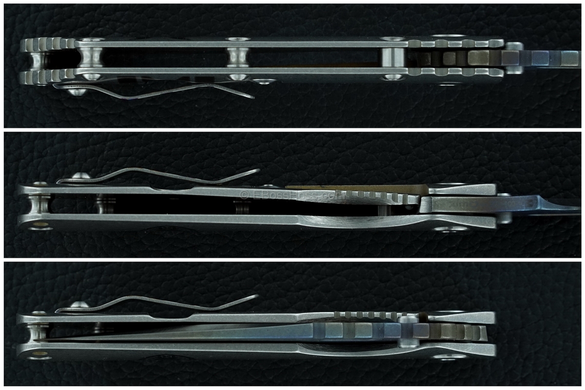 Mick Strider Custom Covert TI-Bladed Chisel-ground Nightmare SMF