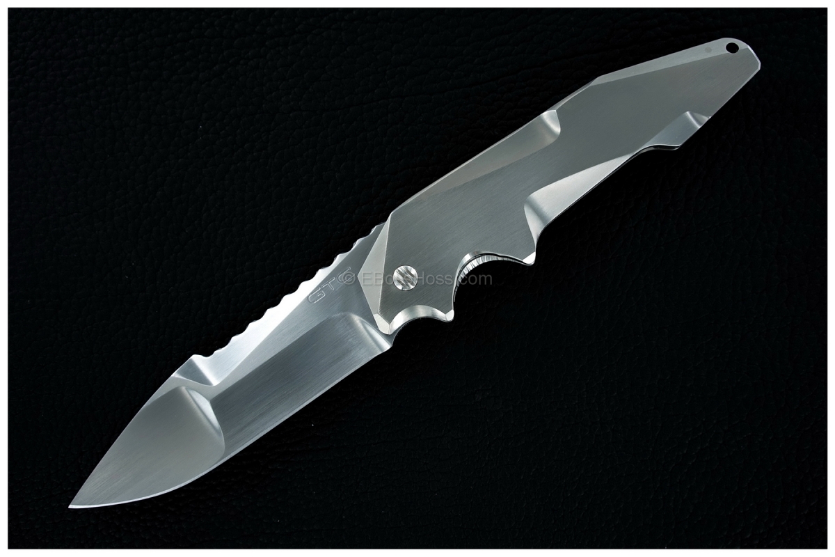 Gustavo Cecchini (GTC Knives) Titanium Plasma Flipper