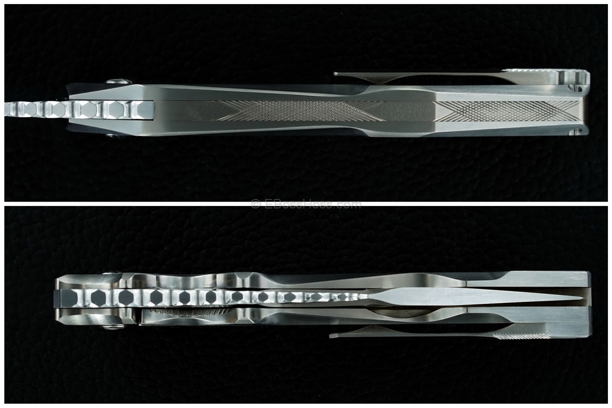 Gustavo Cecchini (GTC Knives) Titanium Plasma Flipper