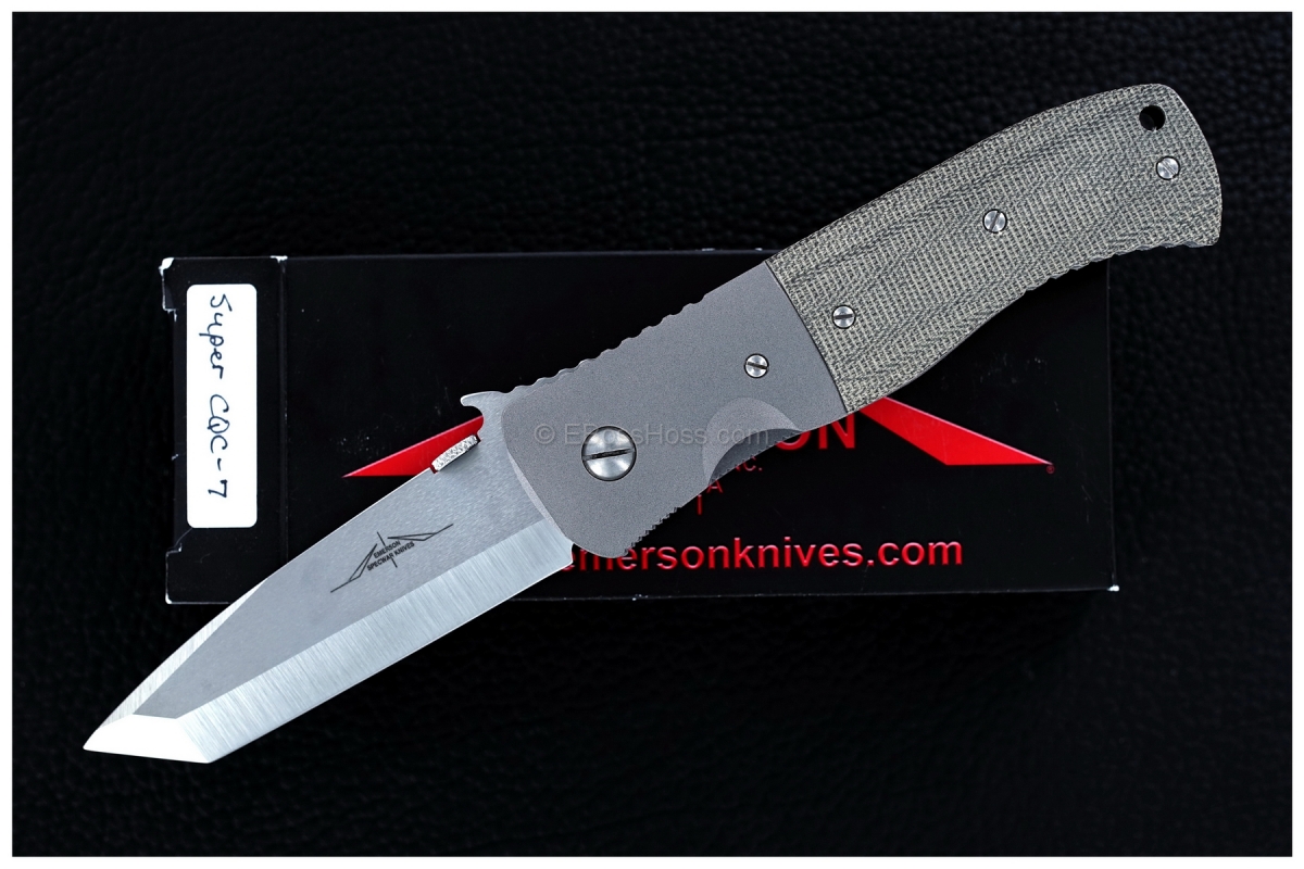 Ernie Emerson Custom Super CQC-7 w/Wave (aka: Super 7)