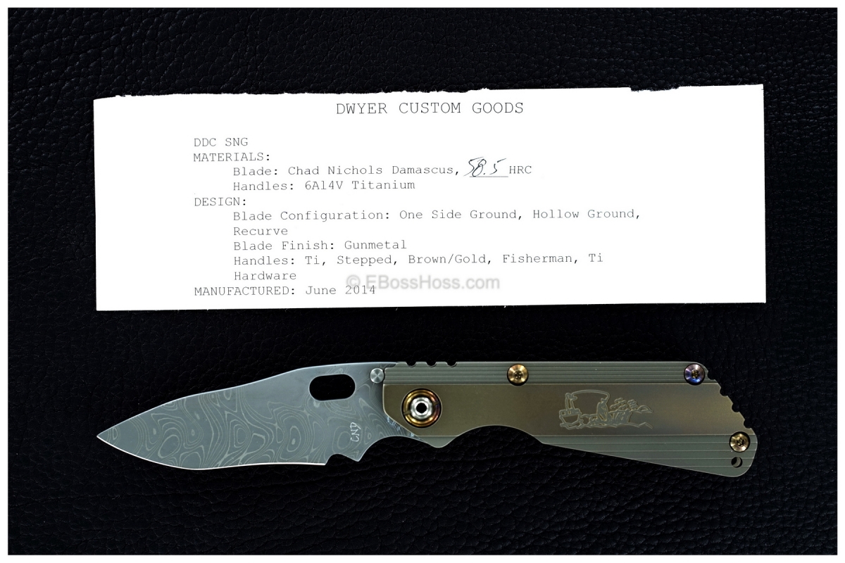 Duane Dwyer Custom SnG Recurve - Carved by Duane Dwyer