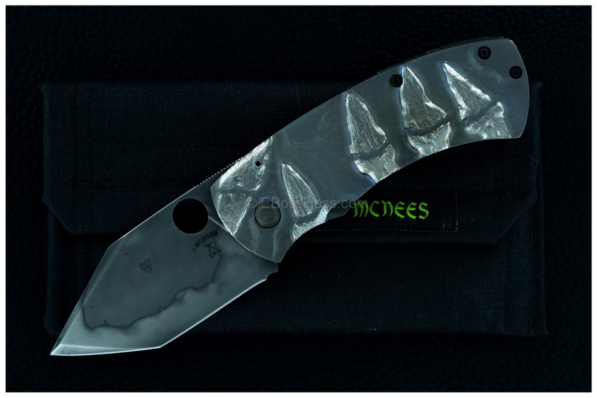 Jonathan McNees Custom Carved FMUK Tanto