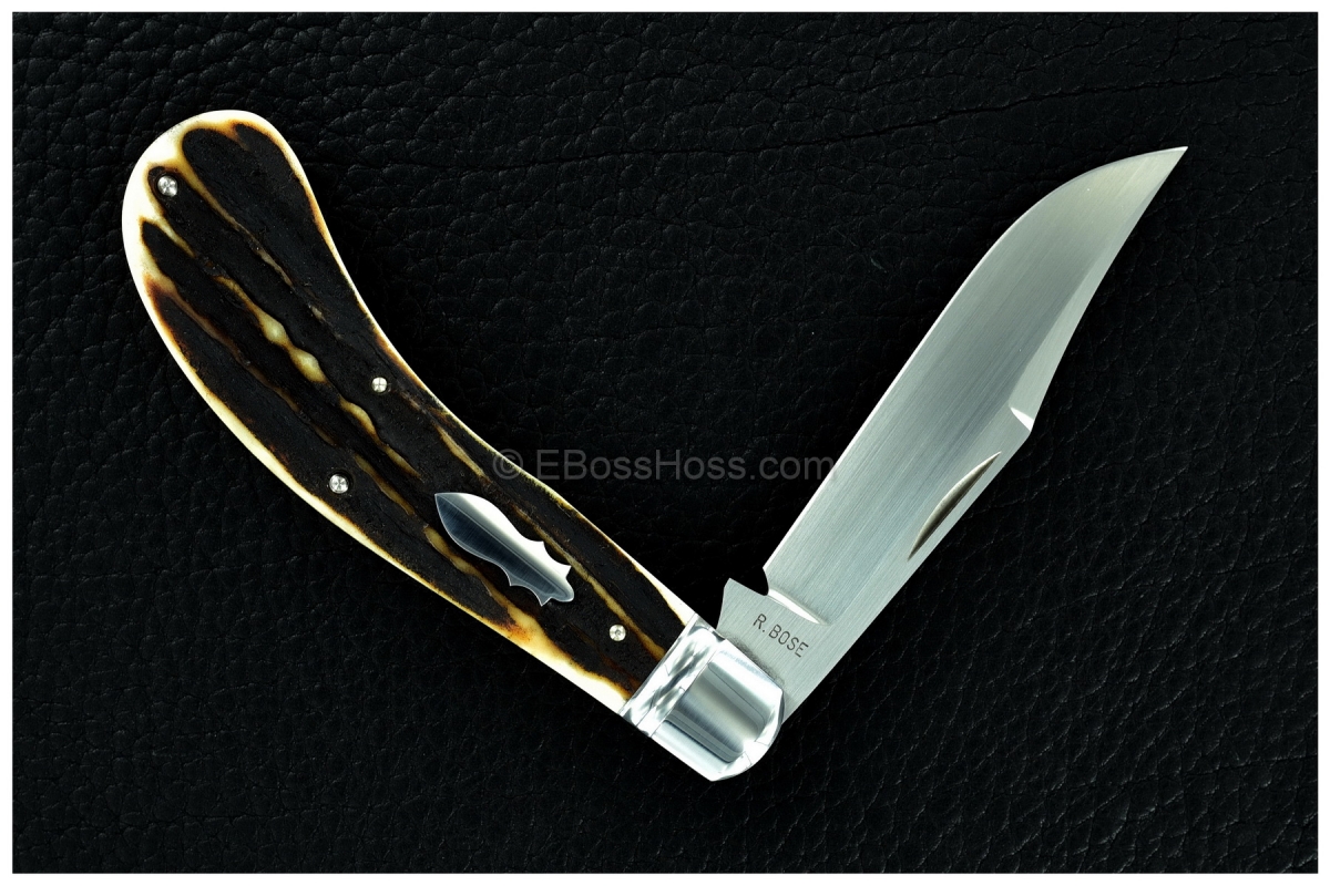 Reese Bose Stag Single-blade Saddlehorn