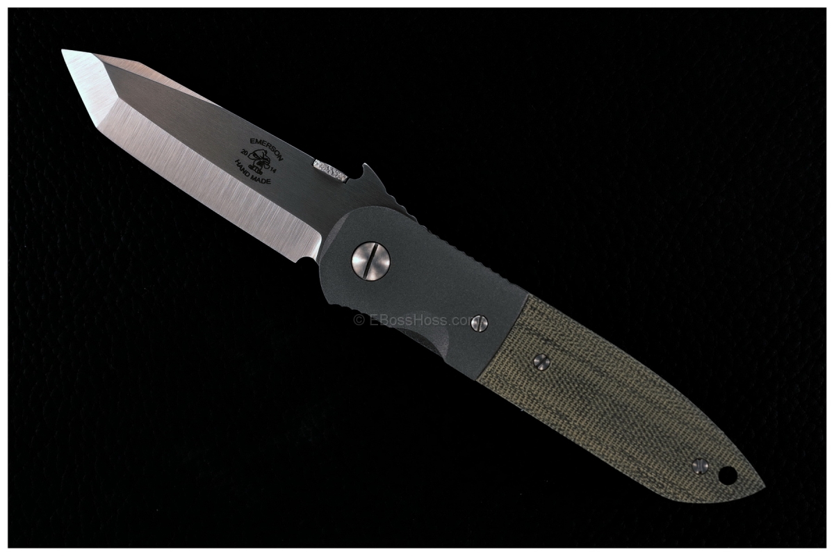 Ernie Emerson Custom CQC-6 w/ New Emerson HAND MADE Logo