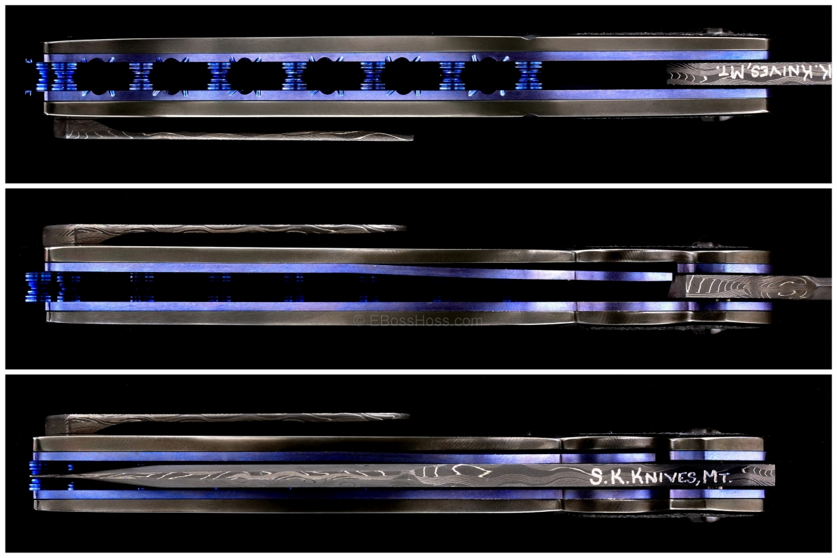 SK Knives (Steve Kelly) Deluxe Luxury Liner Flipper