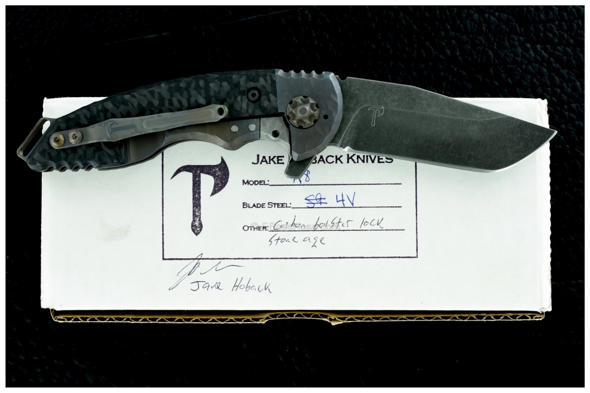 Jake Hoback Custom Stoneage Bolsterlock A8 Flipper