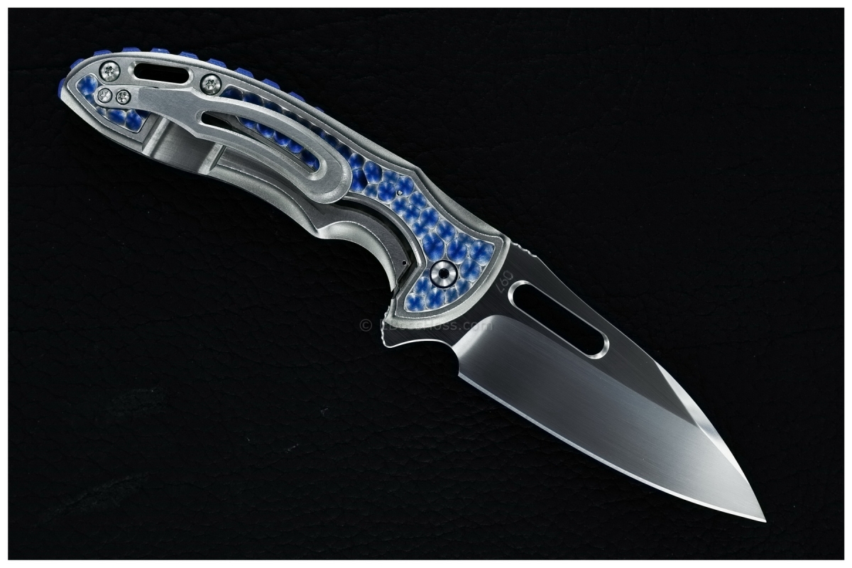 Korth Cutlery Custom Carved Sentry Flipper