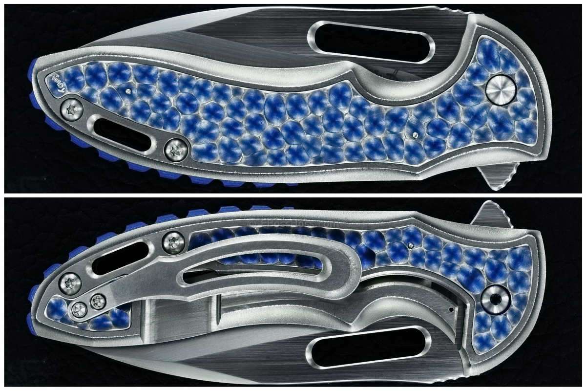 Korth Cutlery Custom Carved Sentry Flipper