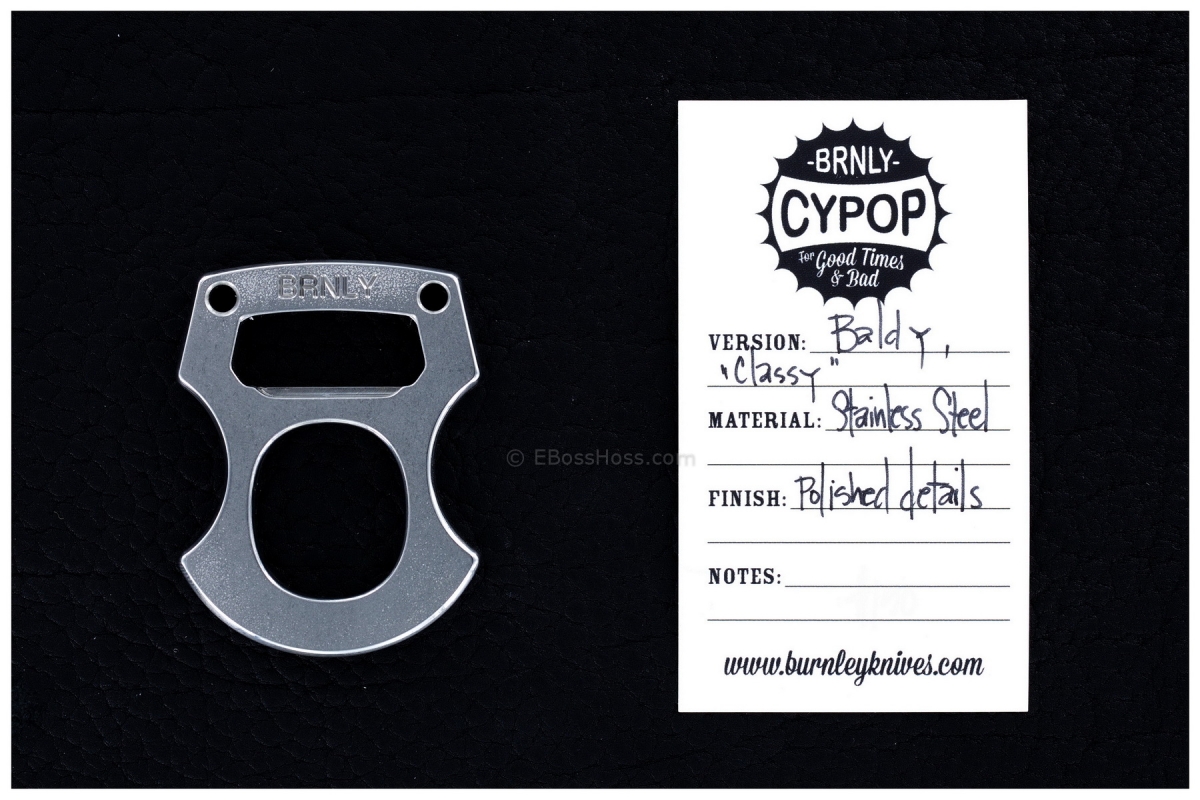 BRNLY Stainless Steel Baldy CYPOP by Lucas Burnley