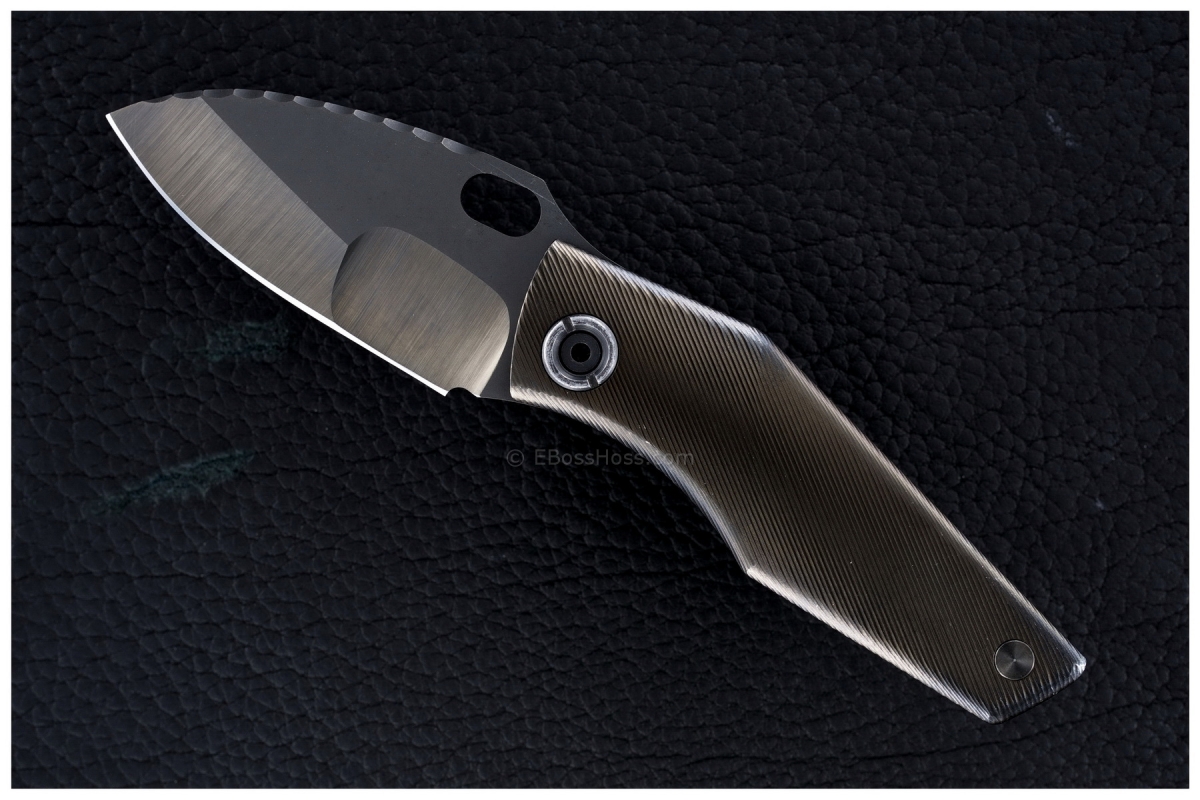 Mick Strider Custom (MSC) Nightmare SJ75-Mini Folder - Black PVD