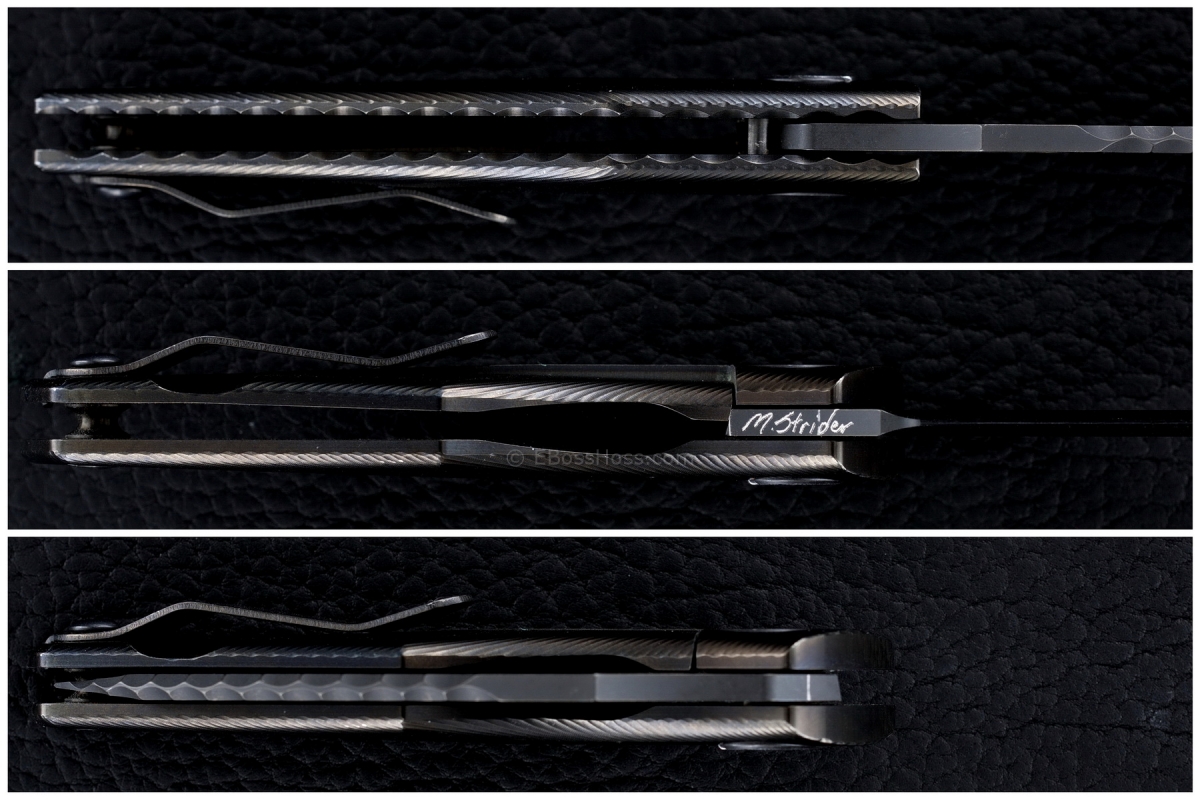 Mick Strider Custom (MSC) Nightmare SJ75-Mini Folder - Black PVD