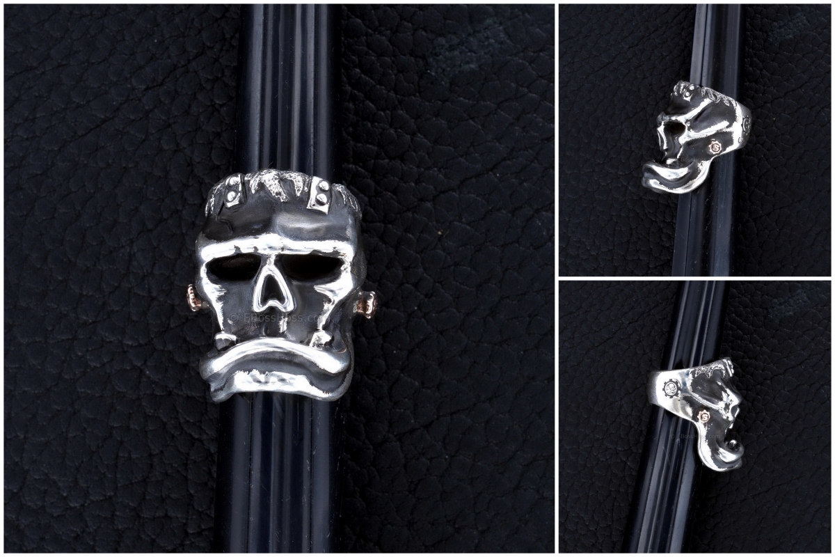 Starlingear Man's Ring: Halloween 2014 Frankenstein Limited Edition (Silver/Copper)