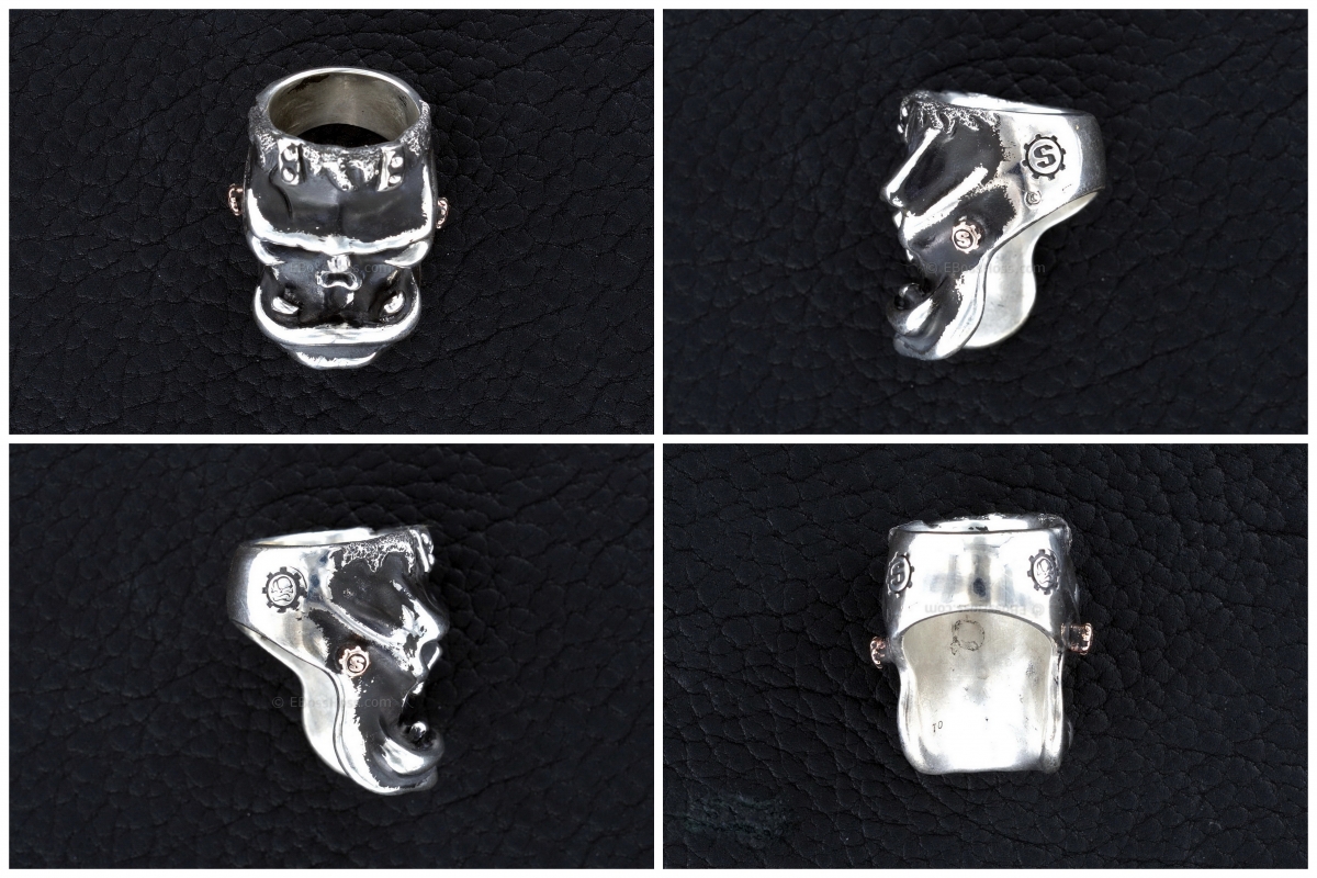 Starlingear Man's Ring: Halloween 2014 Frankenstein Limited Edition (Silver/Copper)