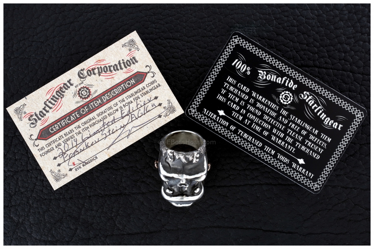 Starlingear Man's Ring: Halloween 2014 Frankenstein Limited Edition (Silver/Copper)