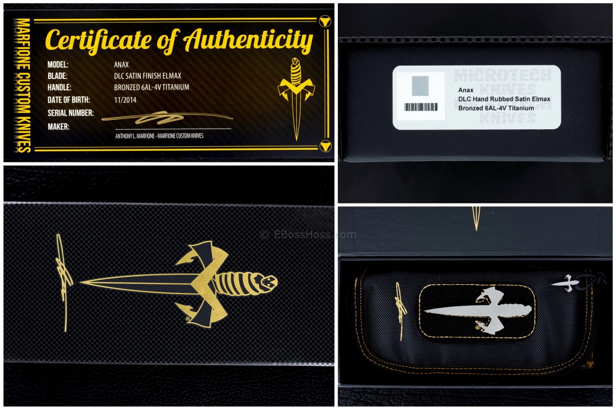 Tony Marfione (Microtech) Custom Anax