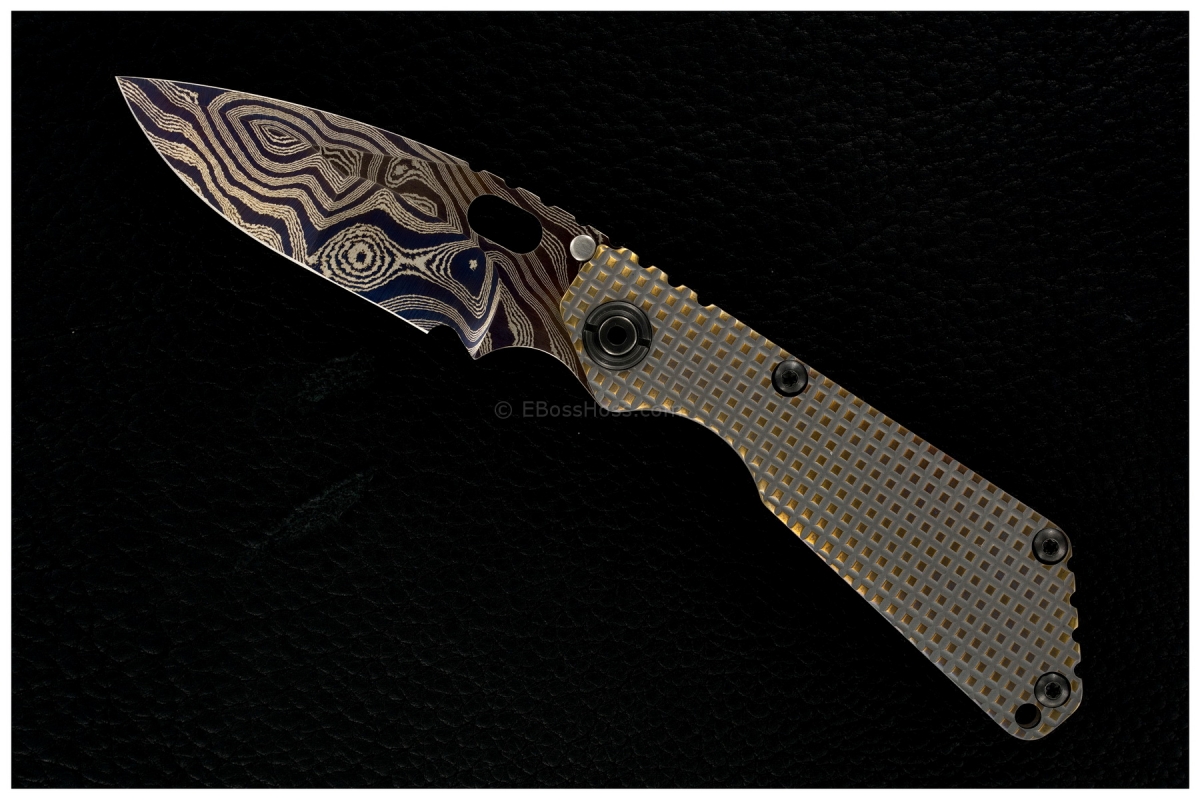 Mick Strider Custom (MSC) Nightmare Damascus FRAG SnG