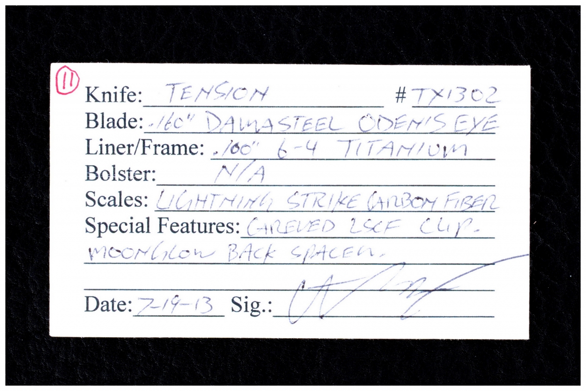 Peter Carey Custom Deluxe Tension Flipper